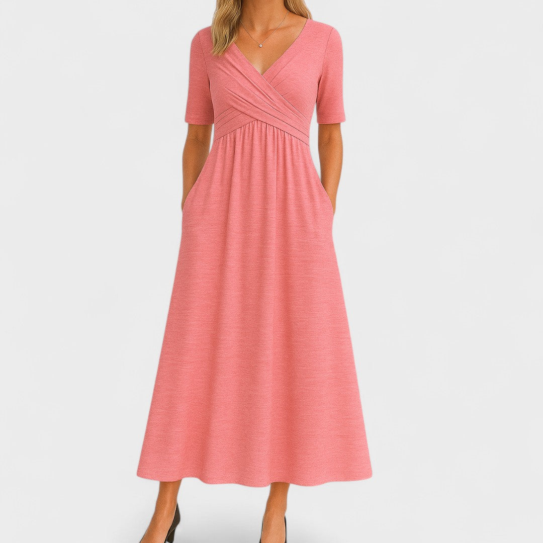 Rachel™ | Robe élégante toute occasion Rose