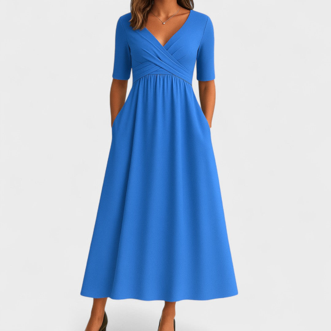 Rachel™ | Robe élégante toute occasion Azur