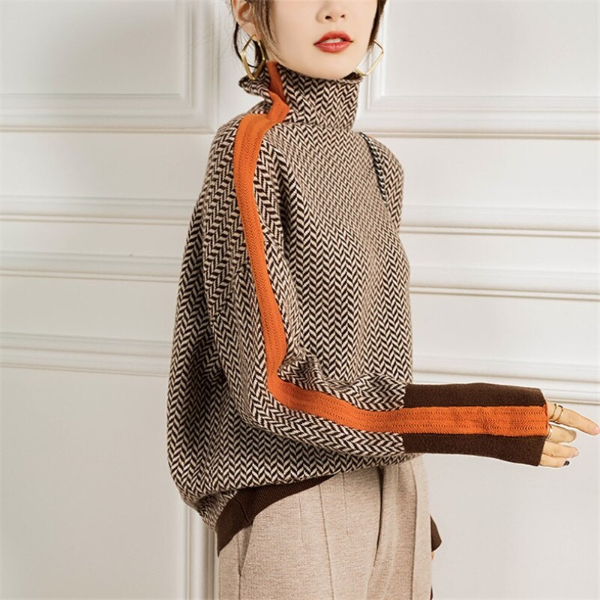 Yvette™ | Pull tricot rayé