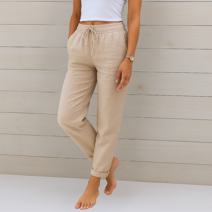 Isabelle™ | Pantalon Lin Premium Respirant