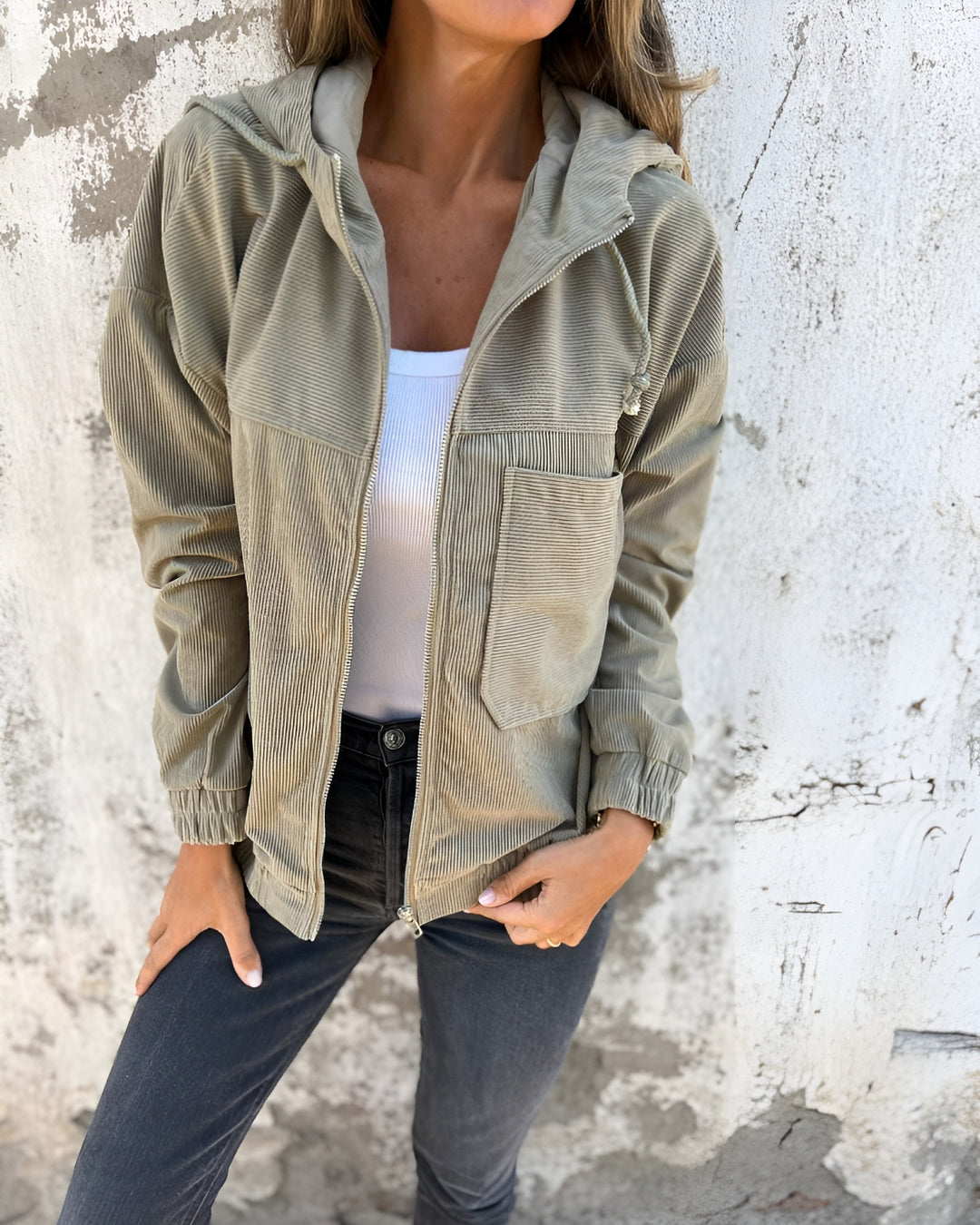 Cassandre | Veste en velours côtelé