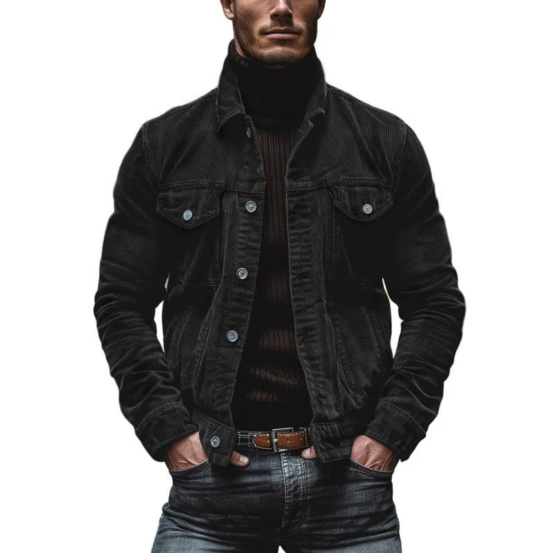 Lucas™ | Veste Rétro en Velours Côtelé pour Hommes