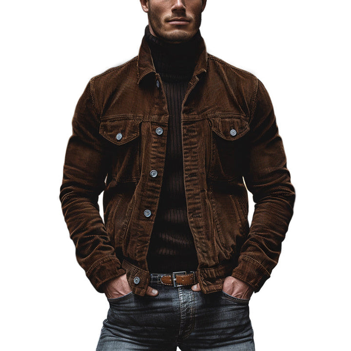 Lucas™ | Veste Rétro en Velours Côtelé pour Hommes