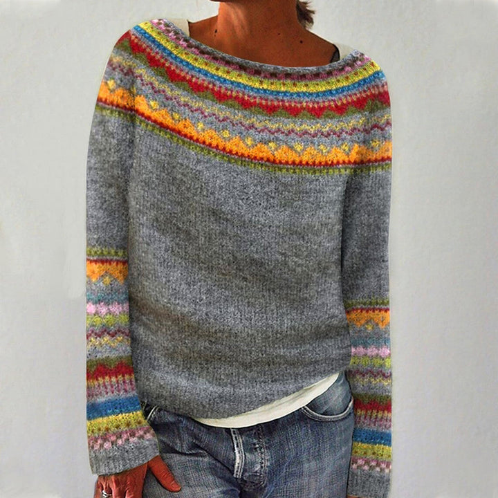 Odile™ | Pull d'automne rétro pour un confort et style ultimes