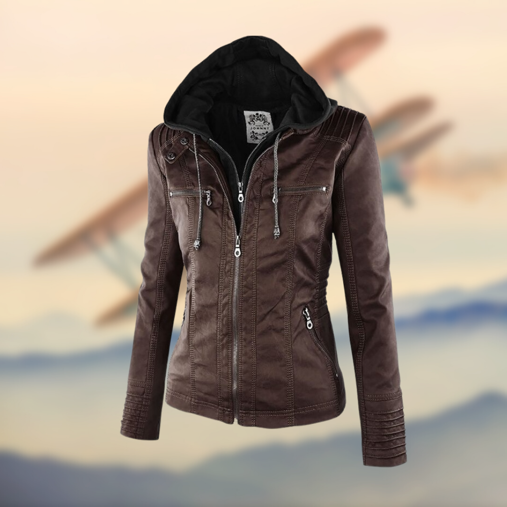 Hélène™ | Veste en cuir pour femmes