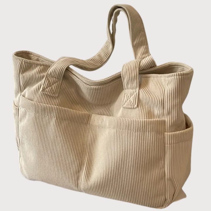 Fauvette™ | Sac cabas à côtes