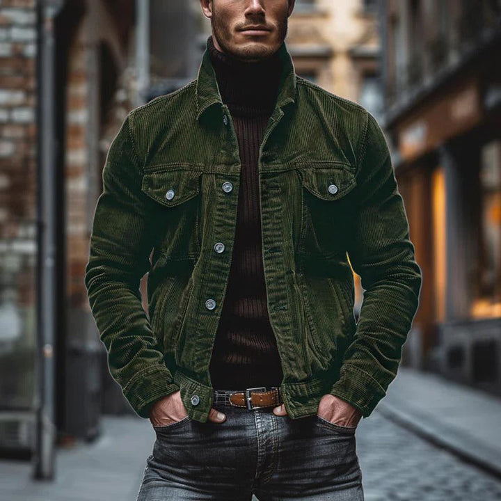 Lucas™ | Veste Rétro en Velours Côtelé pour Hommes