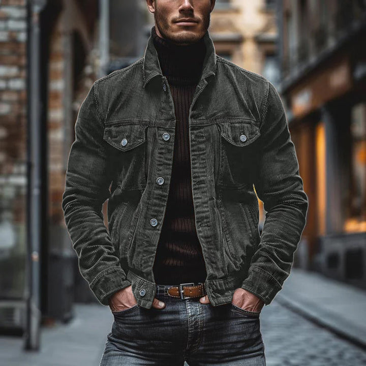 Lucas™ | Veste Rétro en Velours Côtelé pour Hommes