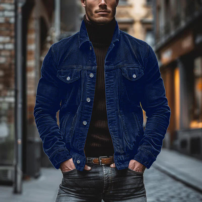 Lucas™ | Veste Rétro en Velours Côtelé pour Hommes