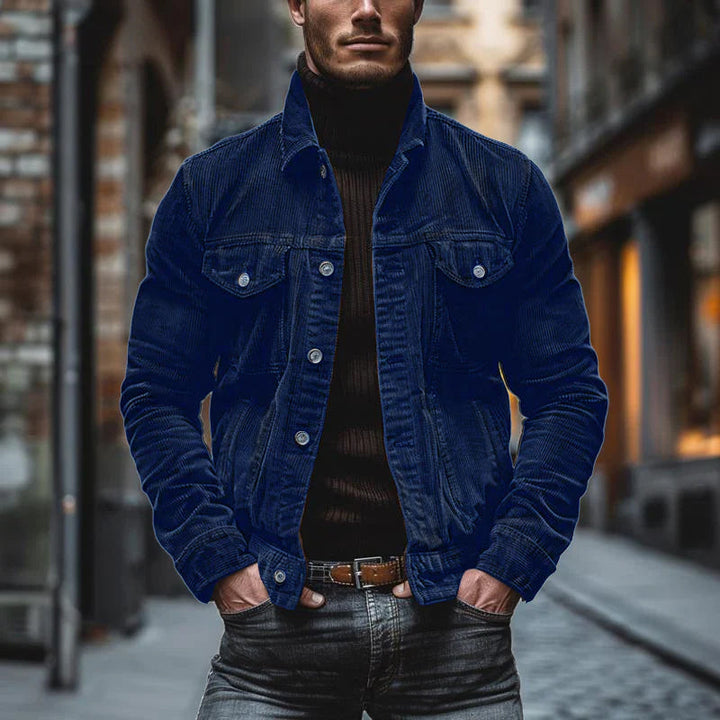 Lucas™ | Veste Rétro en Velours Côtelé pour Hommes