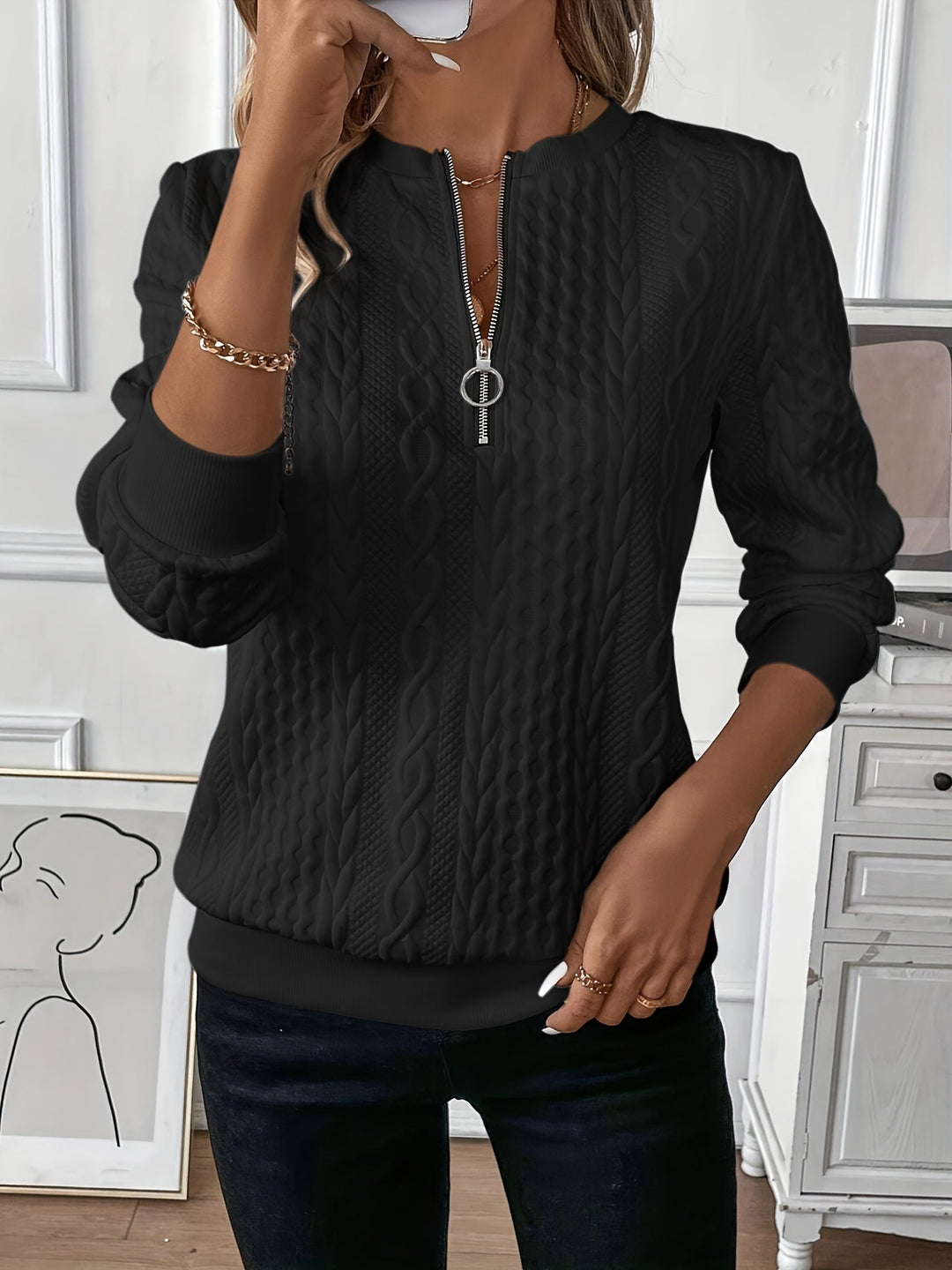 Anne™ | Pull tricoté élégant et épuré