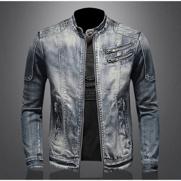 Markus™ | Giacca in Denim Casual da Inverno.