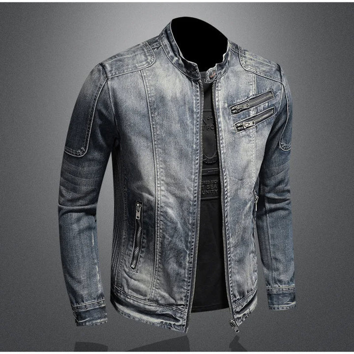 Markus™ | Giacca in Denim Casual da Inverno.