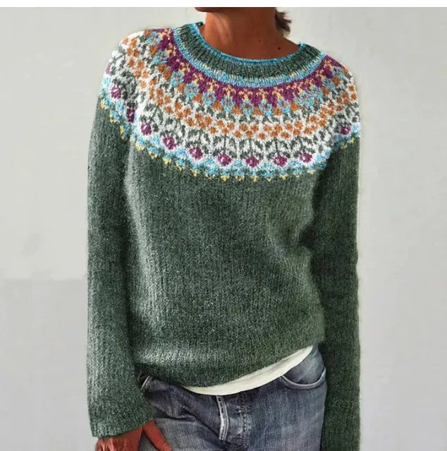 Odile™ | Pull d'automne rétro pour un confort et style ultimes