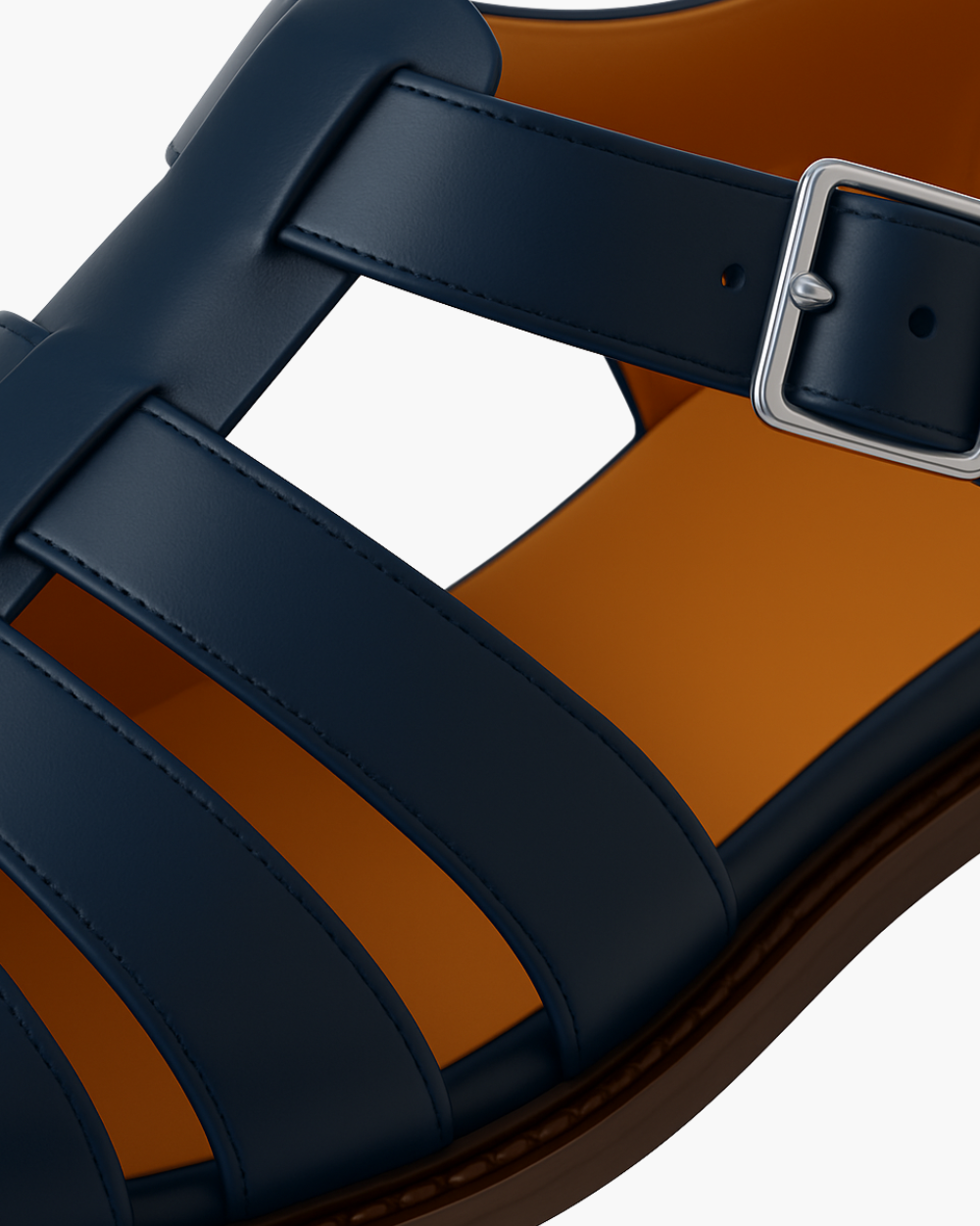 Gaspard™ | Sandales fermées en cuir avec bride élégante