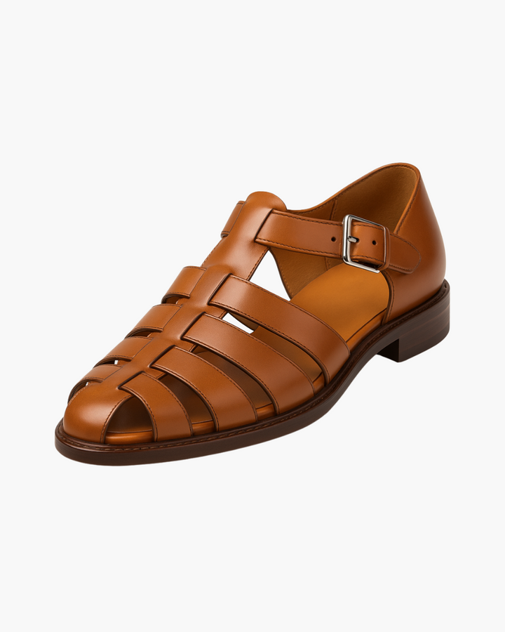 Gaspard™ | Sandales fermées en cuir avec bride élégante