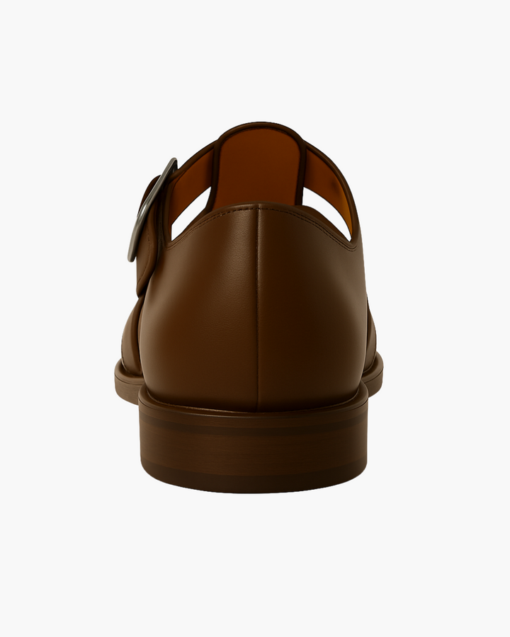 Gaspard™ | Sandales fermées en cuir avec bride élégante