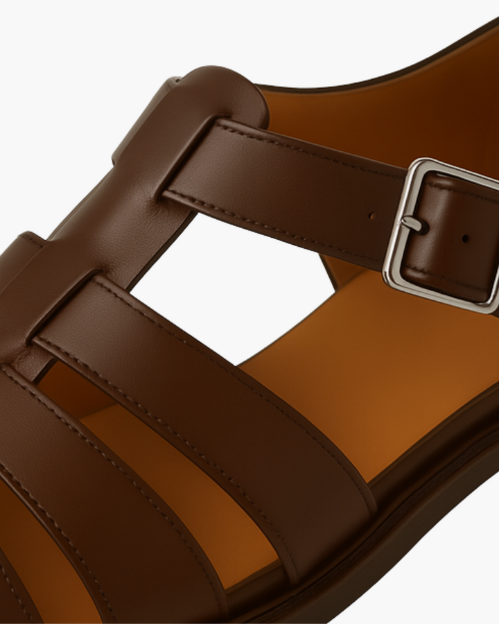 Gaspard™ | Sandales fermées en cuir avec bride élégante
