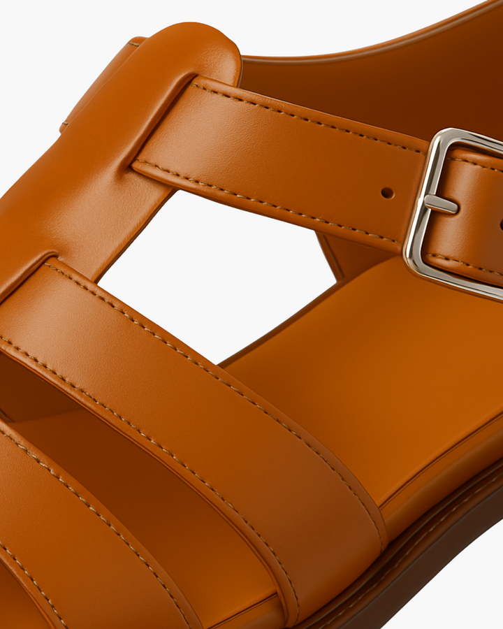 Gaspard™ | Sandales fermées en cuir avec bride élégante