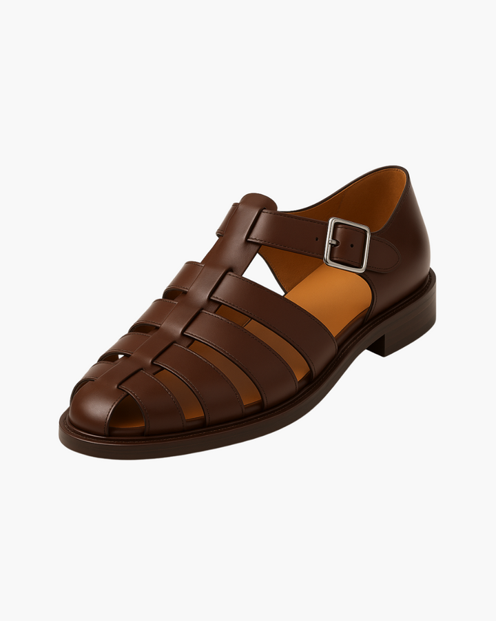 Gaspard™ | Sandales fermées en cuir avec bride élégante