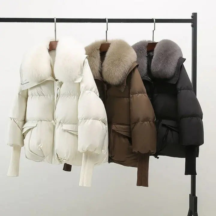 Chupa™ | Cappotto invernale con colletto in pelliccia di lusso.