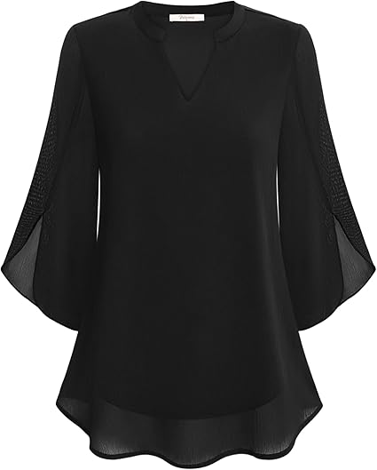 Petra – Blouse in Chiffon A-lijn