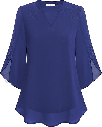 Petra – Blouse in Chiffon A-lijn