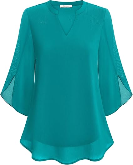 Petra – Blouse in Chiffon A-lijn