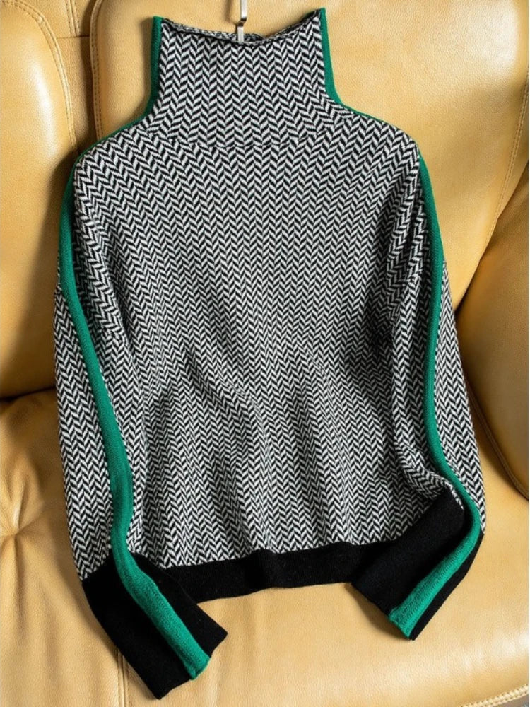 Yvette™ | Pull tricot rayé