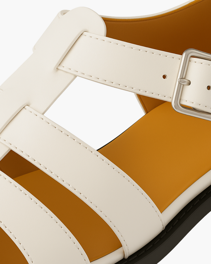 Gaspard™ | Sandales fermées en cuir avec bride élégante