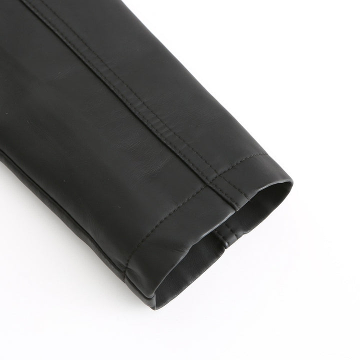 Célia™ | Veste en cuir d'agneau lavé