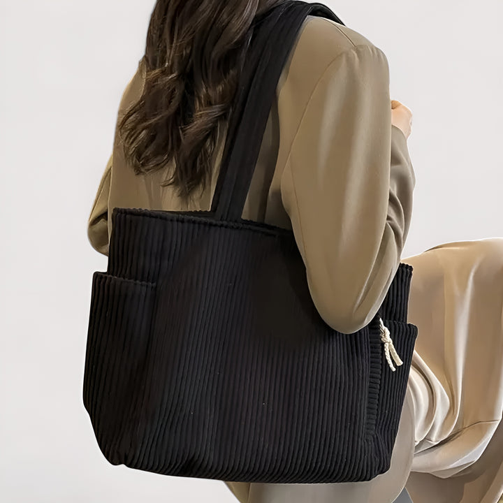 Marcelline™ |  Sac cabas à côtes