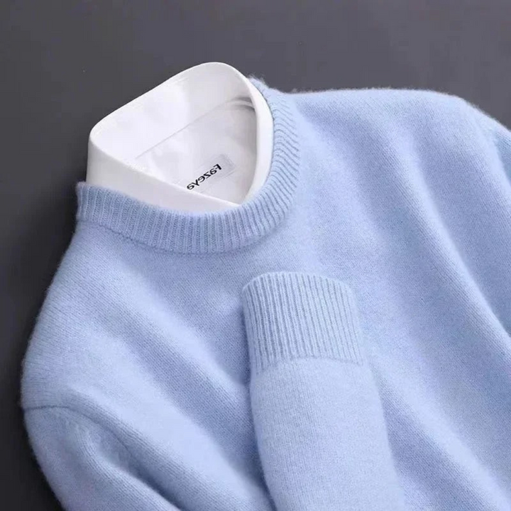 Laurent™ | Pull Col Rond en Laine