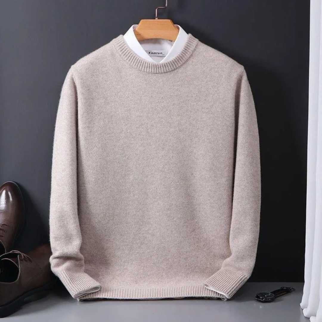 Laurent™ | Pull Col Rond en Laine