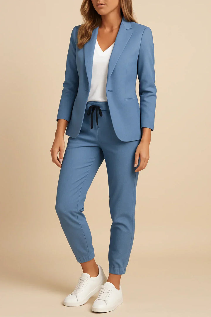 Paule™ | Ensemble Élégant avec Blazer et Pantalon