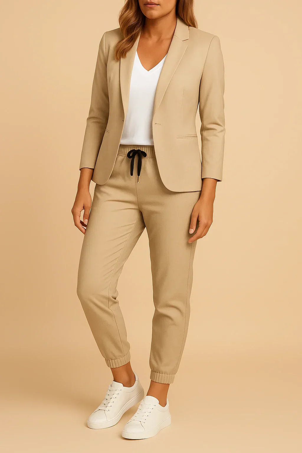 Paule™ | Ensemble Élégant avec Blazer et Pantalon