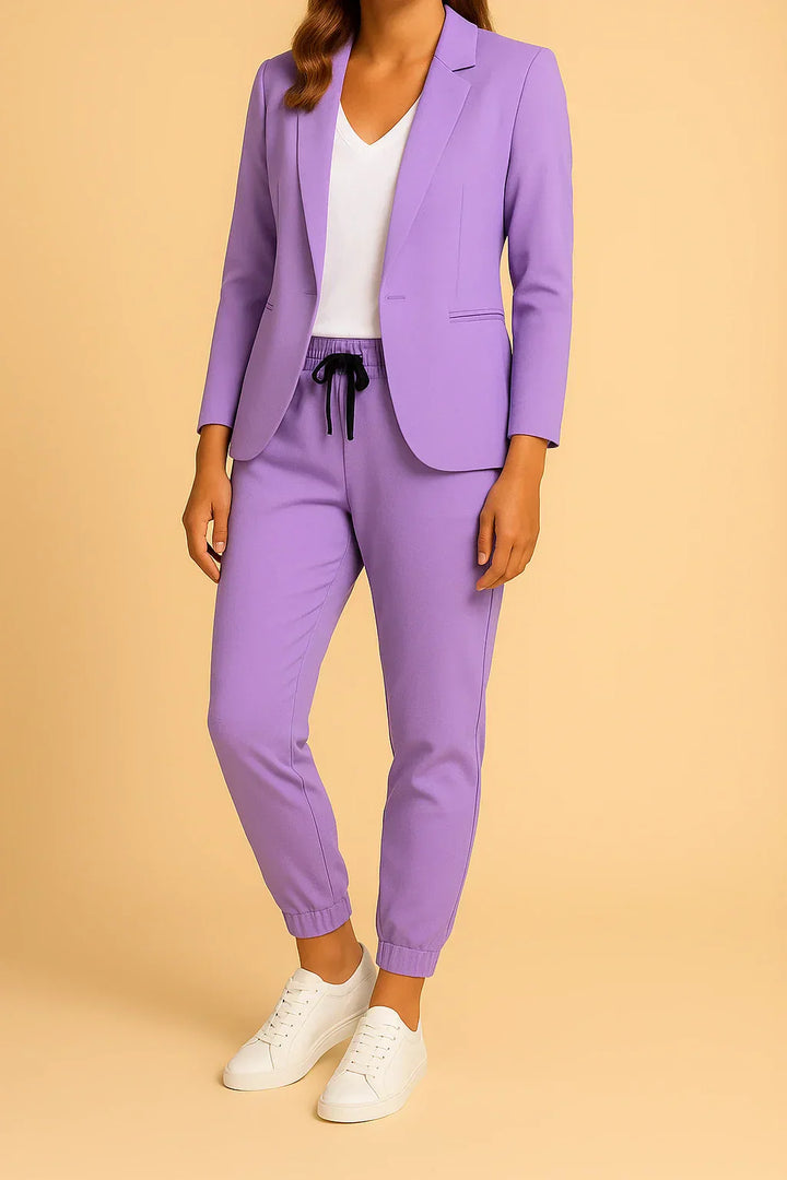 Paule™ | Ensemble Élégant avec Blazer et Pantalon