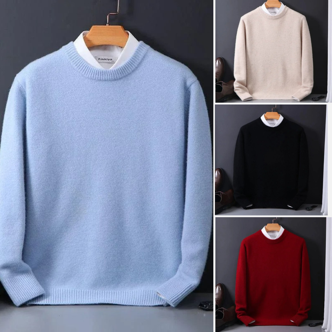 Laurent™ | Pull Col Rond en Laine