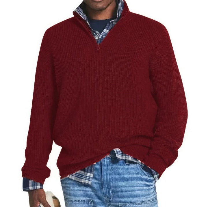Julien™ | Pull zippé en maille pour hommes