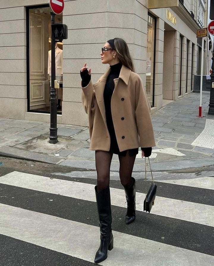 Solange™ | Manteau en laine oversize