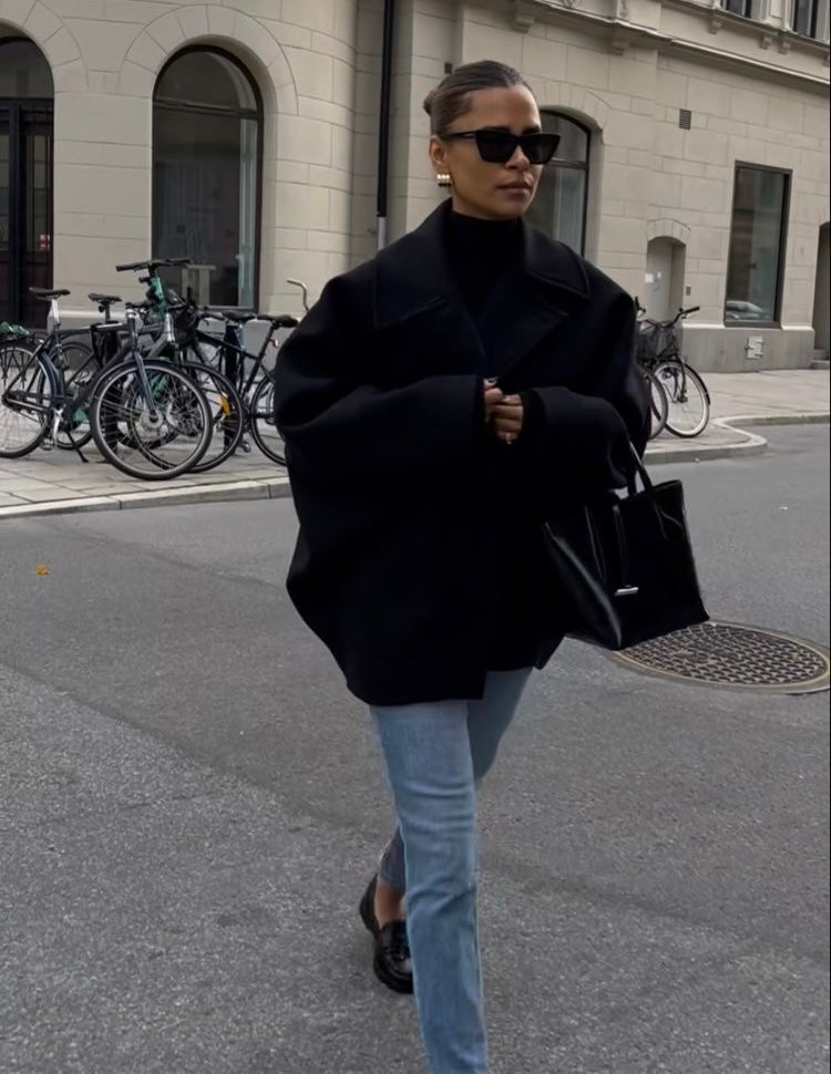 Solange™ | Manteau en laine oversize