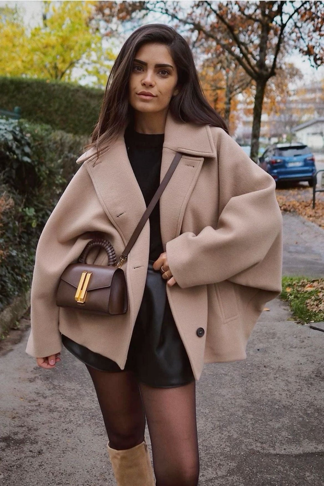 Solange™ | Manteau en laine oversize