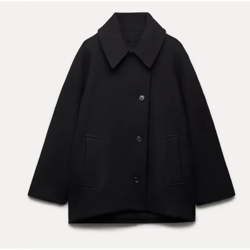Solange™ | Manteau en laine oversize