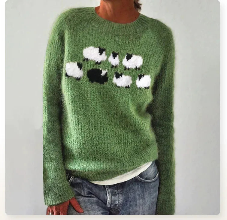 Odile™ | Pull d'automne rétro pour un confort et style ultimes