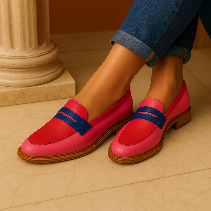 Ottillie™ | Mocassins aux accents colorés