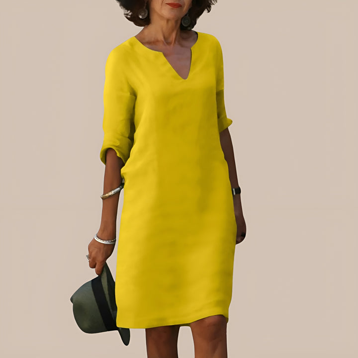 Josette™ | Robe élégante à col V