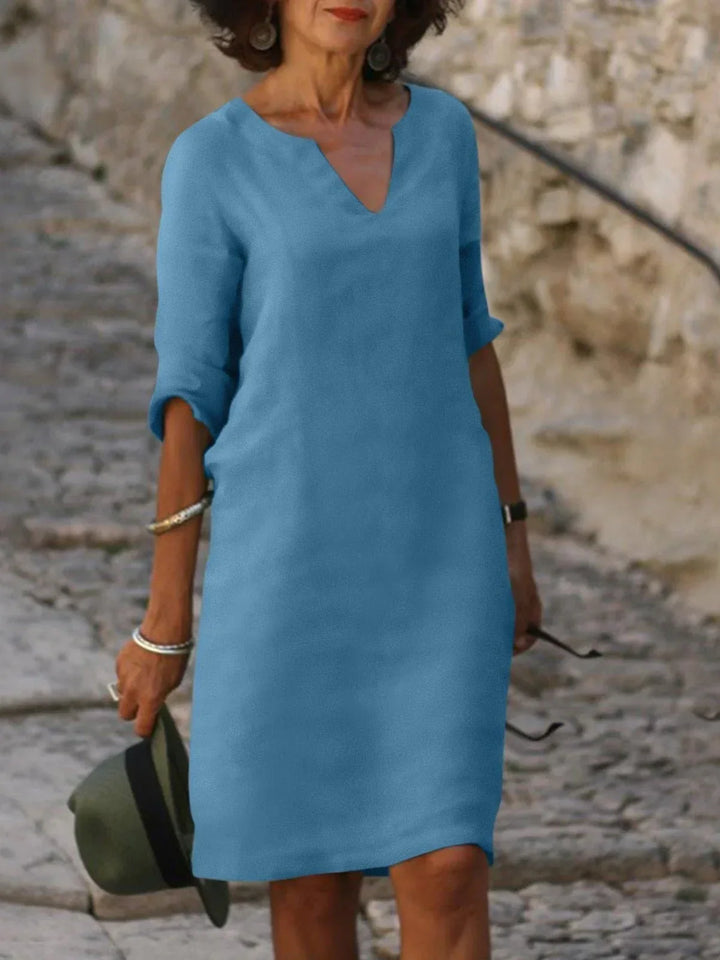 Josette™ | Robe élégante à col V