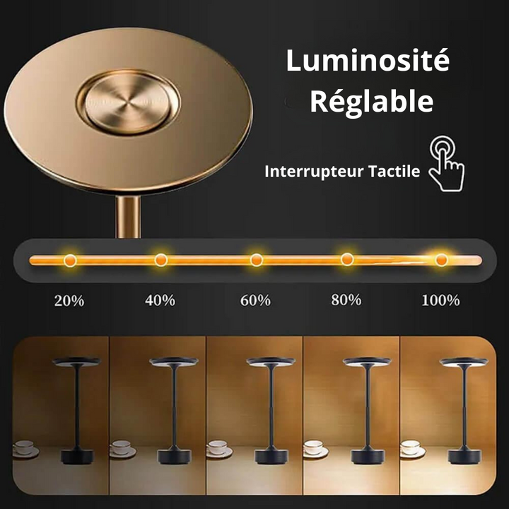 Lumiéa™| Lampe de table sans fil avec batterie rechargeable