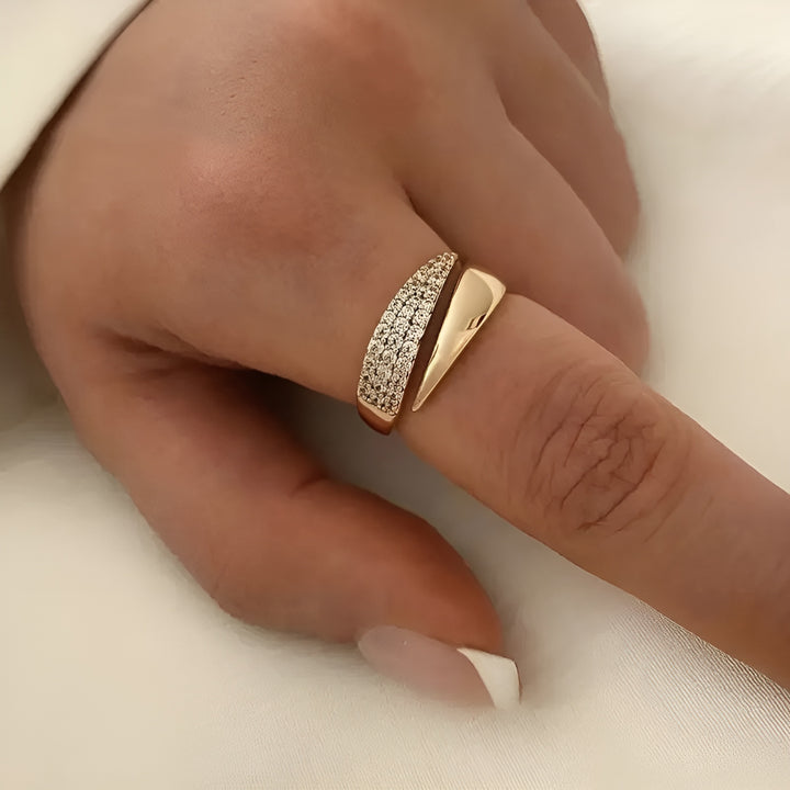 Élodie™ | Bague élégante scintillante