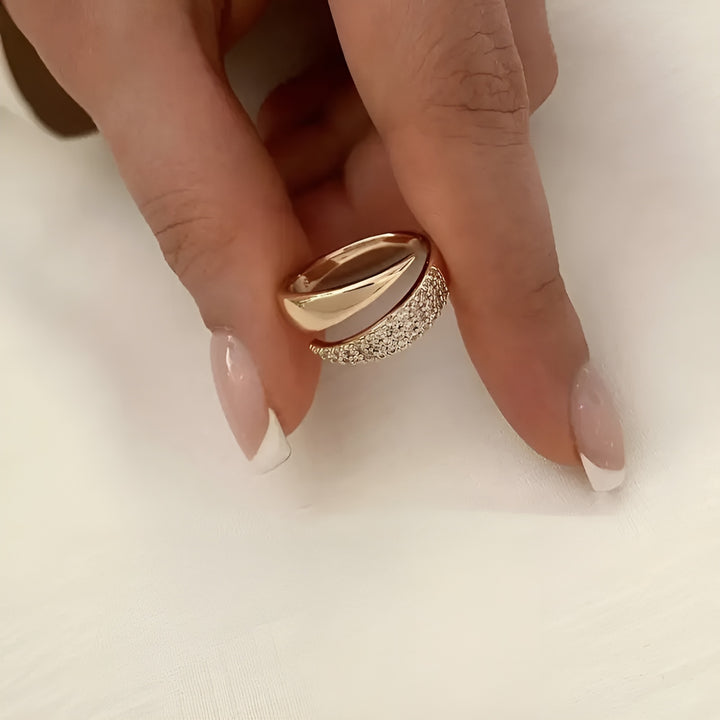 Élodie™ | Bague élégante scintillante